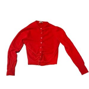 Vintage Red Cardigan